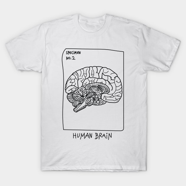 Human Brain T-shirt T-Shirt by DreixLord